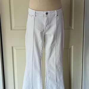 PacSun White Low Rise Flare Jeans